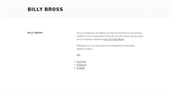 Desktop Screenshot of billybroas.com